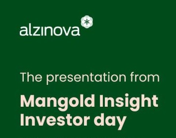 Image for Alzinova presented at Mangold Insight Investor Day