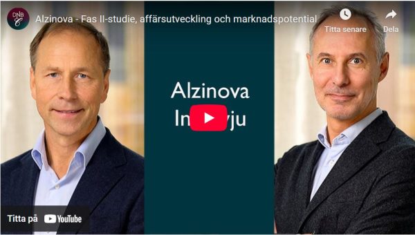Image for Carnegie Investment Bank interviews Alzinova